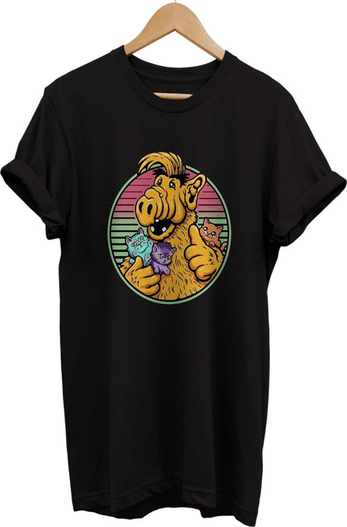 Alf %100 Pamuk %100 Pamuk Basic T-Shirt Normal Beden Tişört