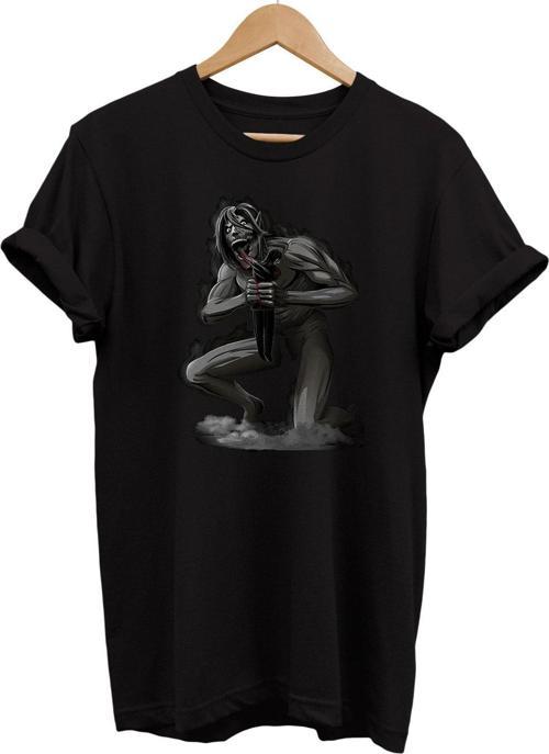Attack On Titan Baskılı %100 Pamuk Basic T-Shirt Normal Beden Tişört