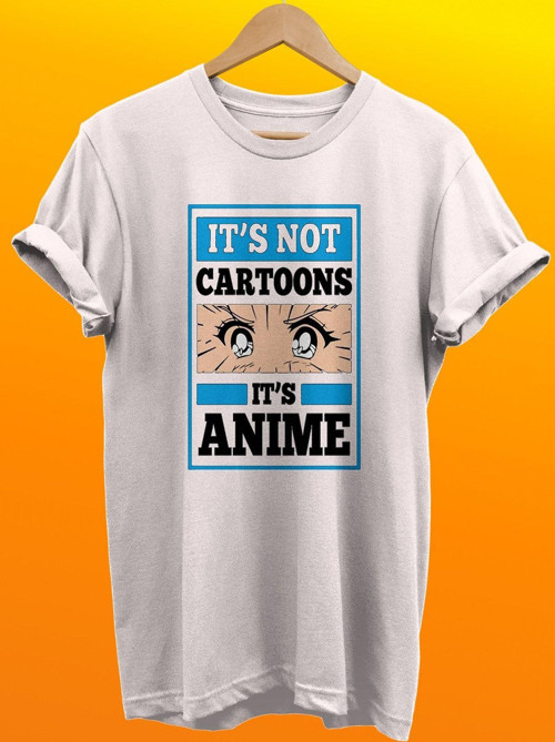 Anime Baskılı %100 Pamuk Basic T-Shirt Normal Beden Tişört