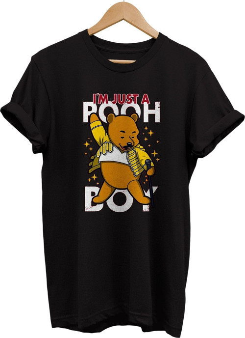 Winnie The Pooh Baskılı %100 Pamuk Basic T-Shirt Normal Beden Tişört