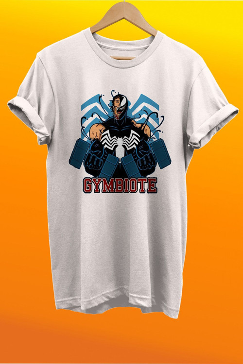Venom Baskılı %100 Pamuk Basic T-Shirt Normal Beden Tişört