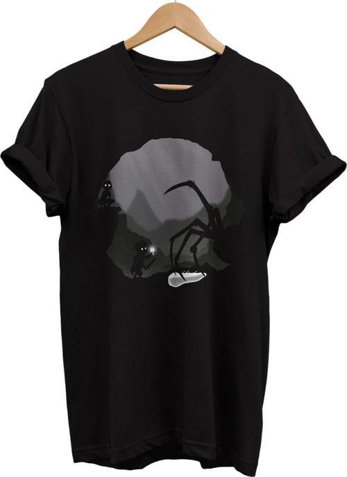 Yüzüklerin Efendisi Gollum Bilbo Baskılı %100 Pamuk Basic T-Shirt Normal Beden Tişört