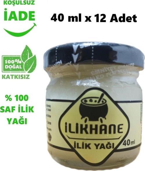 12 Adet 40 Ml Saf Ilik Yağı