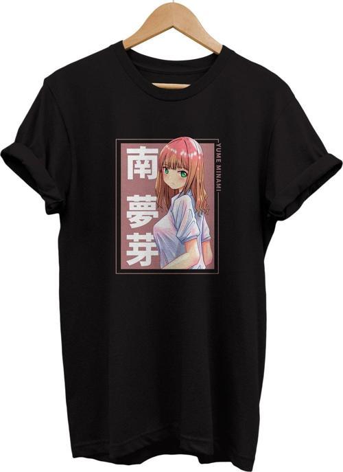 Ssss.Dynazenon Yume Minami Baskılı %100 Pamuk Basic T-Shirt Normal Beden Tişört