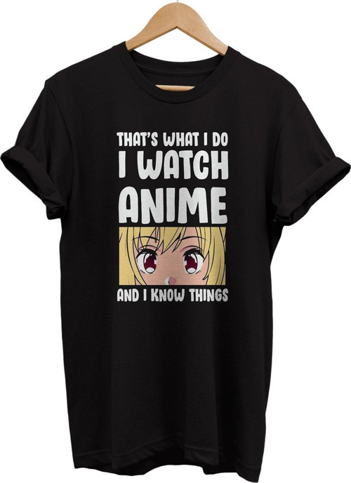 Anime Baskılı %100 Pamuk Basic T-Shirt Normal Beden Tişört
