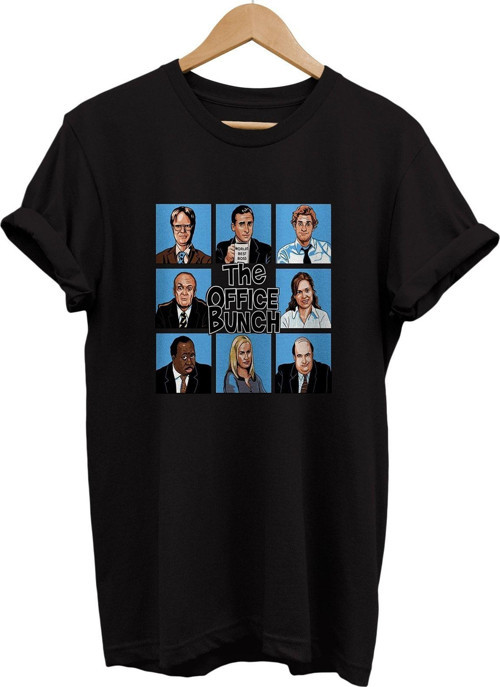 The Office Baskılı %100 Pamuk Basic T-Shirt Normal Beden Tişört