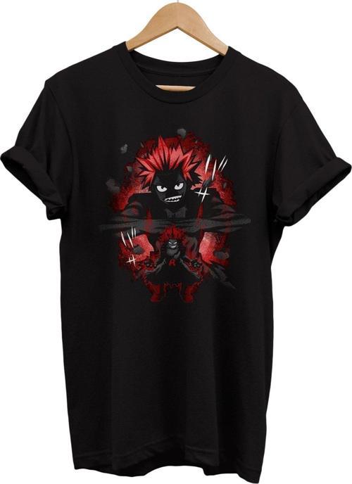 My Hero Academia Baskılı %100 Pamuk Basic T-Shirt Normal Beden Tişört
