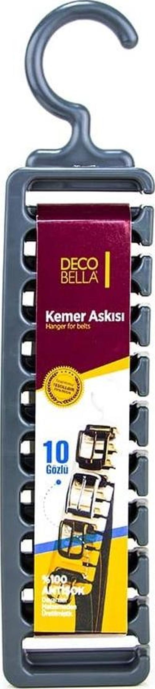 Pratik Kemer Askısı 10 Gözlü Kemer Askısı Düzenleyici Askı