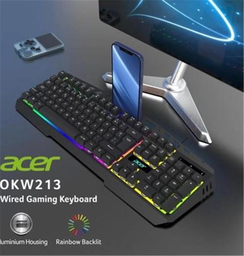 OKW213 Siyah RGB Rainbow Backlit Gaming Keyboard Rainbow (Kablo Uzunluğu 1,5mt)