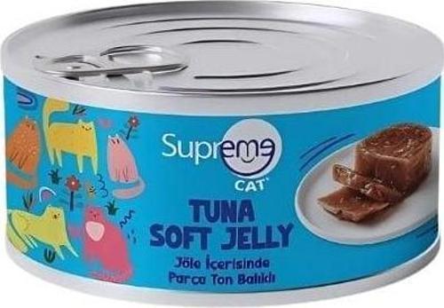 Cat Jöle İçerisinde Ton Balıklı Yetişkin Konserve Kedi Maması 85 Gr