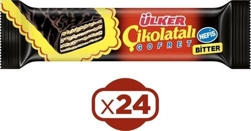 Bitter Çikolatalı Gofret 36g x 24 adet