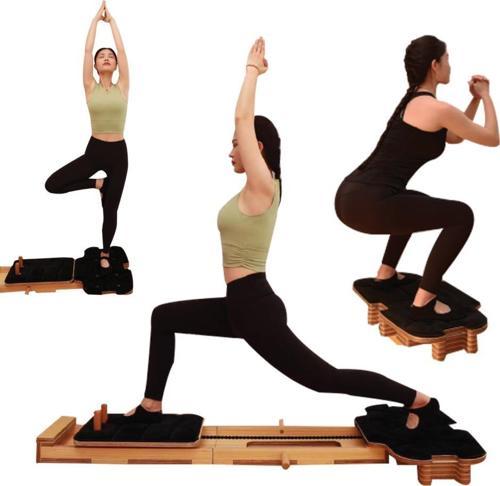 Profesyonel Reformer Pilates Aleti – Ahşap Gövde, Ayarlanabilir Yaylı Sistem