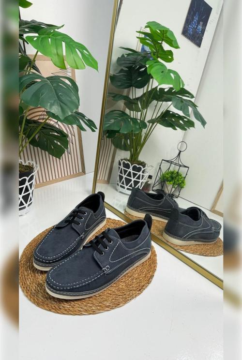 Günlük Erkek Causual Bağcıklı Dikiş Detaylı Desenli Kaymaz Taban Hafif Rahat Ayakkabı 2011