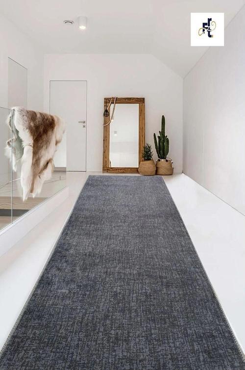 Frt Makinede Yıkanabilir Kaymaz Taban Modern Yolluk Koridor Salon Mutfak Halısı