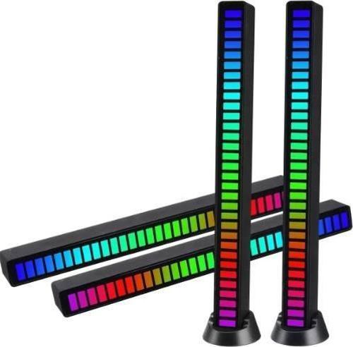 D08-RGB Sese Duyarlı Ekolayzer 32 Led 8 Mod 18 Renk 