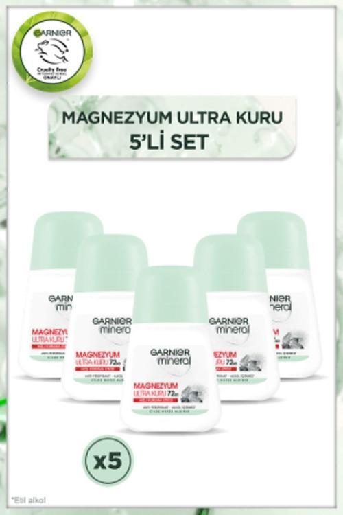 Mineral Magnezyum Ultra Kuru Roll On Deodorant 50 ml x 3 Adet