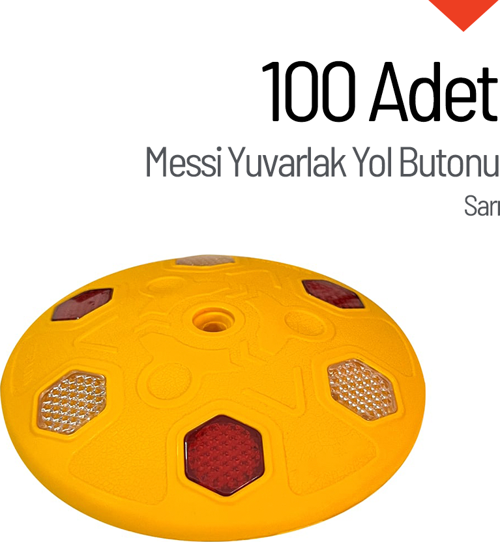 100'lü Messi Yuvarlak Yol Butonu Seti