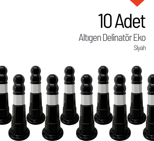 10'lu Altıgen Delinatör Seti Eko, Esnek Duba