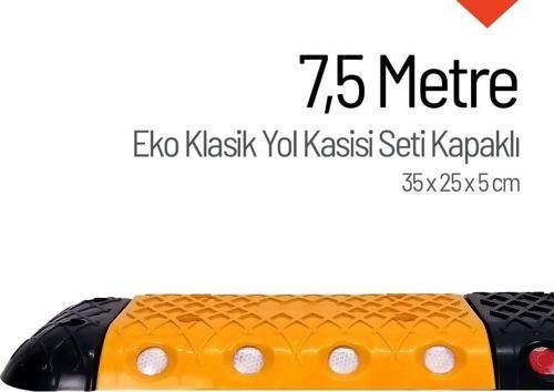 Eko Klasik Hız Kesici Set Kapaklı Plastik, Yol Kasisi 7,5 metre