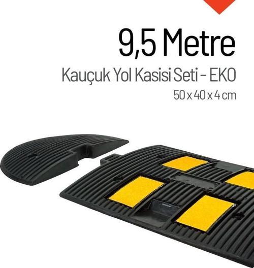 Kauçuk Hız Kesici, Yol Kasisi 50 x 40 x 4 cm - EKO - 9,5 Metre