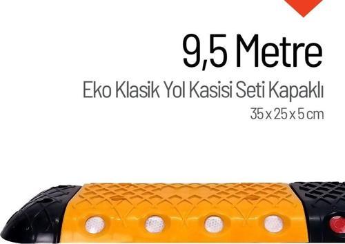 Eko Klasik Hız Kesici Set Kapaklı Plastik, Yol Kasisi 9,5 metre