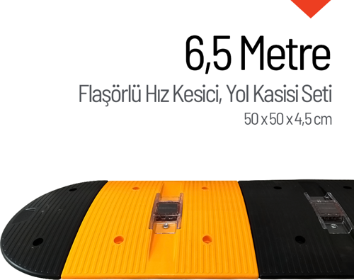 Flaşörlü Hız Kesici, Yol Kasisi 6,5 Metre