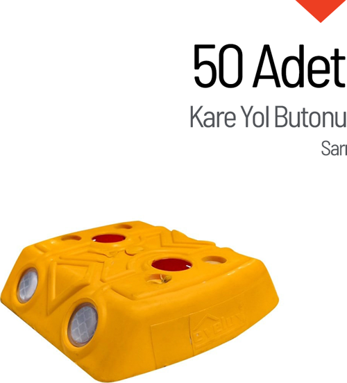 50'li Kare Yol Butonu Seti