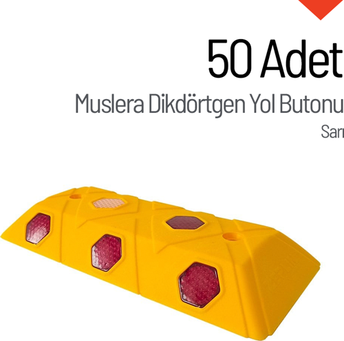 50'li Muslera Dikdörtgen Yol Butonu Seti