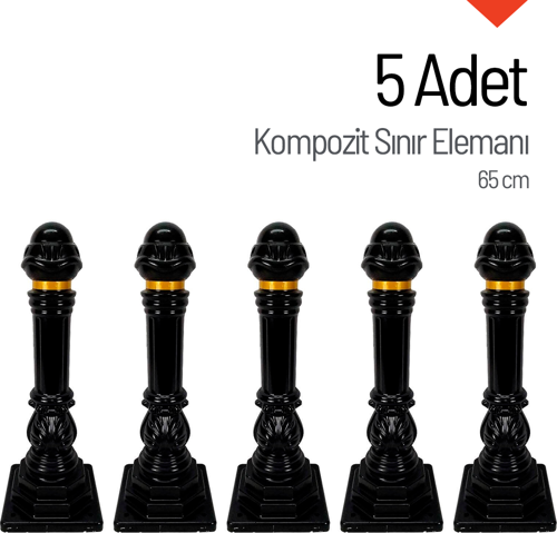 5'li Kompozit Sınır Elemanı Seti 65cm