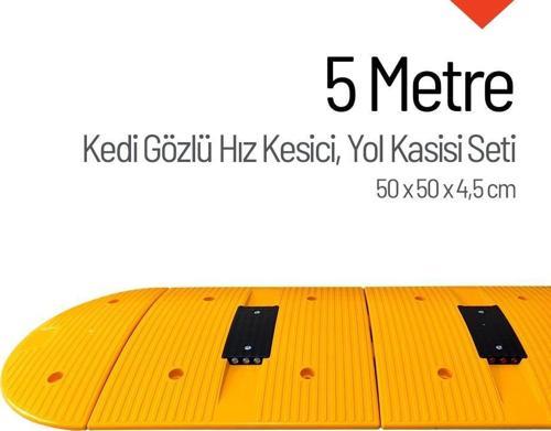 Kedi Gözlü Hız Kesici, Yol Kasisi 5 Metre