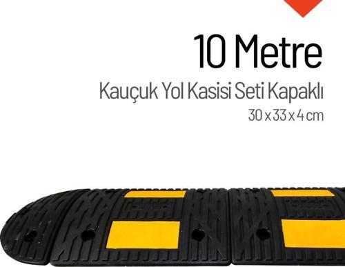 Kauçuk Hız Kesici Set Kapaklı, Yol Kasisi 10 metre - EKO