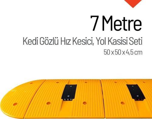 Kedi Gözlü Hız Kesici, Yol Kasisi 7 Metre