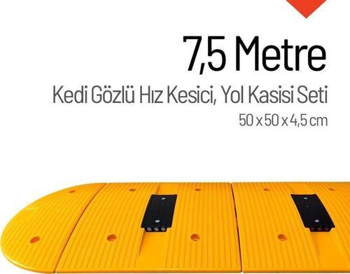 Kedi Gözlü Hız Kesici, Yol Kasisi 7,5 Metre