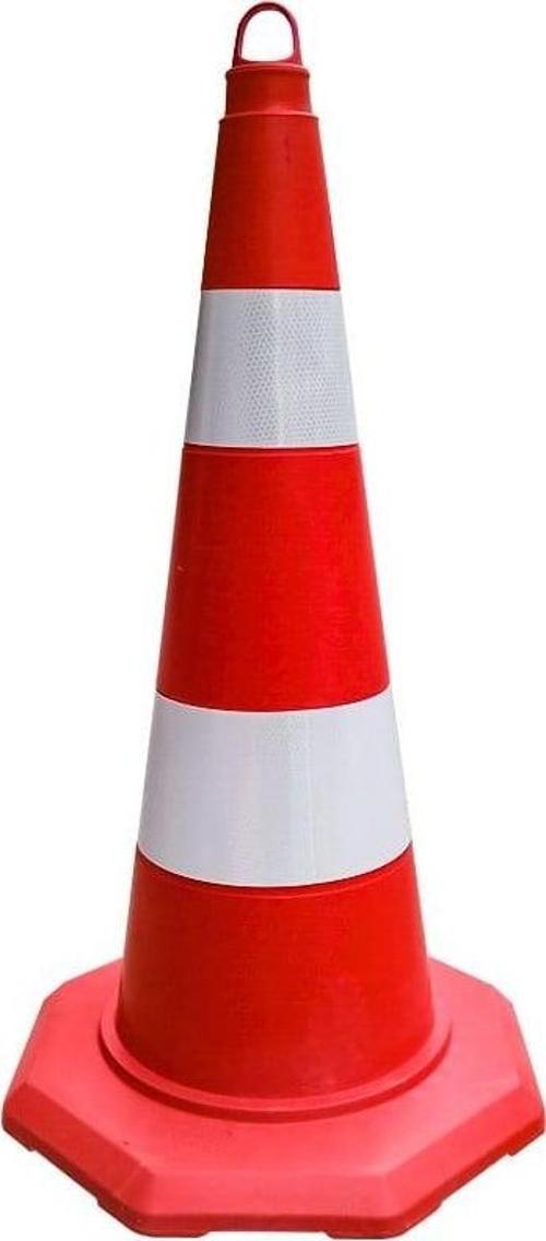 TPE Trafik Konisi 70 cm Çift Reflektifli Trafik Dubası