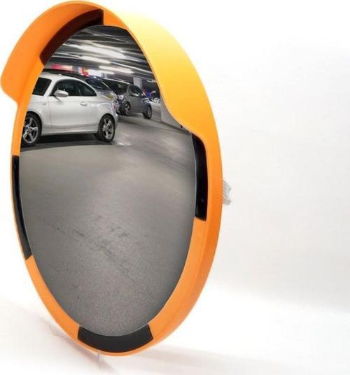 Trafik Güvenlik Aynası 60 cm Sarı-Siyah, Tümsek Ayna, Otopark Aynası