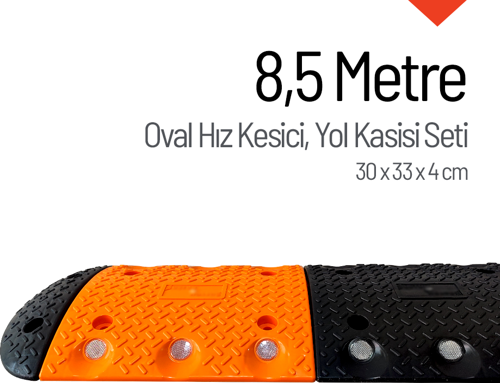 Oval Hız Kesici, Yol Kasisi 8,5 metre