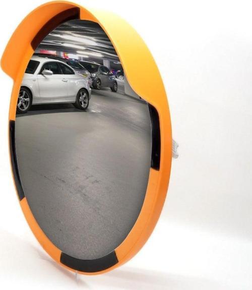 Trafik Güvenlik Aynası 80 cm Sarı-Siyah, Tümsek Ayna, Otopark Aynası