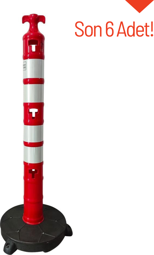 Plastik Ağırlıklı Yol Dikmesi 110 x 1200 mm