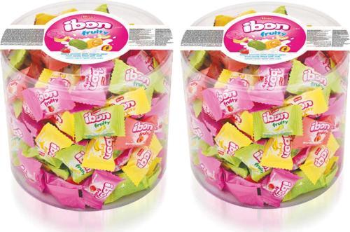 İbon Sütlü Meyveli Şeker 800g 2 Adet