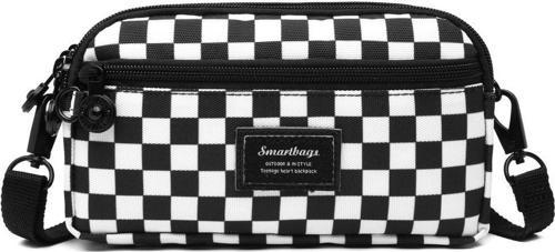 Dama Desenli Unisex Mini Cüzdan Smart Bags 1112 Beyaz