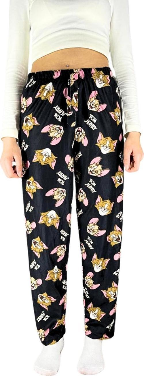 Dreamy Soft Kadife Dokulu Desenli Süet Pijama Altı Pantolon