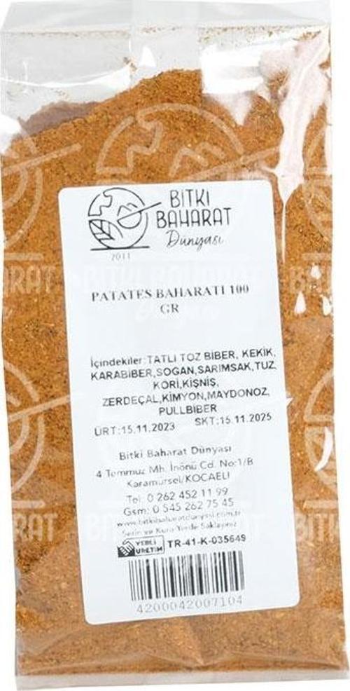 Patates Baharatı 100 Gr