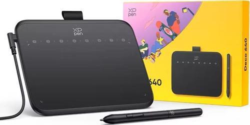 Deco 640 Grafik Tablet 16K 8 Tuş 60° Eğim OSU Android/Windows/Mac