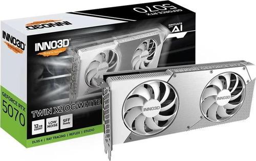 GeForce RTX 5070 Twin x2 OC 12GB 192 Bit GDDR7 Beyaz Ekran Kartı