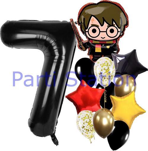 Harry Potter 7 Yaş Balon Set Hogwarts Harry Potter Konsept Doğum Günü Balon Set