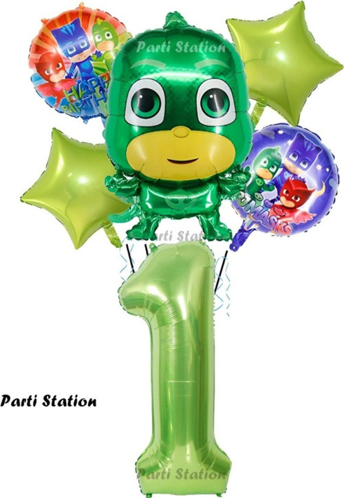 Kertenkele Çocuk 1 Yaş Doğum Günü Balon Set
