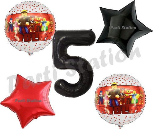 Roblox Oyun 5 Yaş Balon Set Roblox Balon Gamer Oyun Konsept Doğum Günü Parti Set