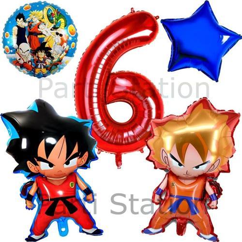 Anime Dragon Ball 1 Yaş Balon Set Son Goku Ve Vegeta Balon  Dragon Ball Konsept Doğum Günü Balon