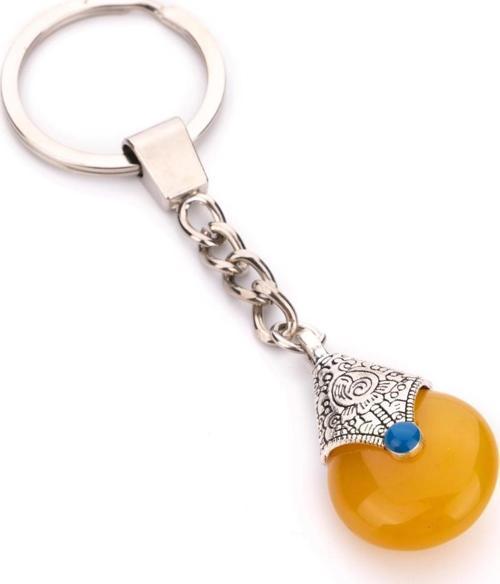 Yuvarlak Turuncu Renk Anahtarlık