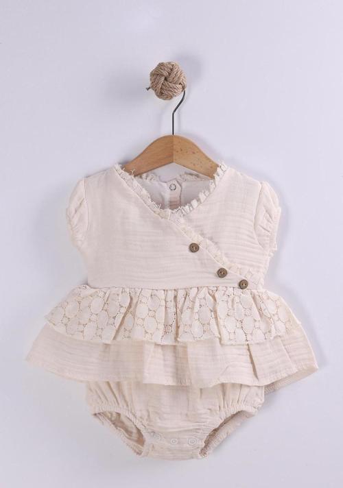 Kız Bebek Dandeli Bady Külotlü 6/18 Ay Elbise Tulum